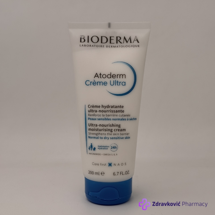 BIODERMA ATODERM HRANLJIVA KREMA ZA LICE I TELO 200ml