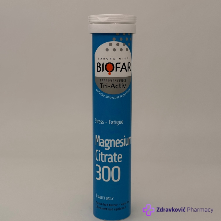 BIOFAR MAGNEZIJUM COMPLEX 300mg -15šumećih tableta