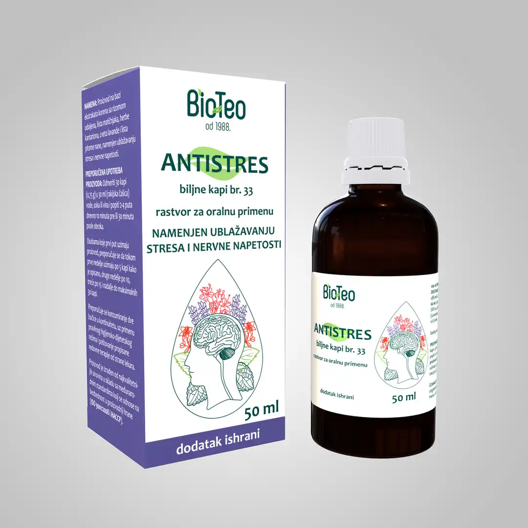 BioTeo Biljne kapi broj 33 Antistres 50ml