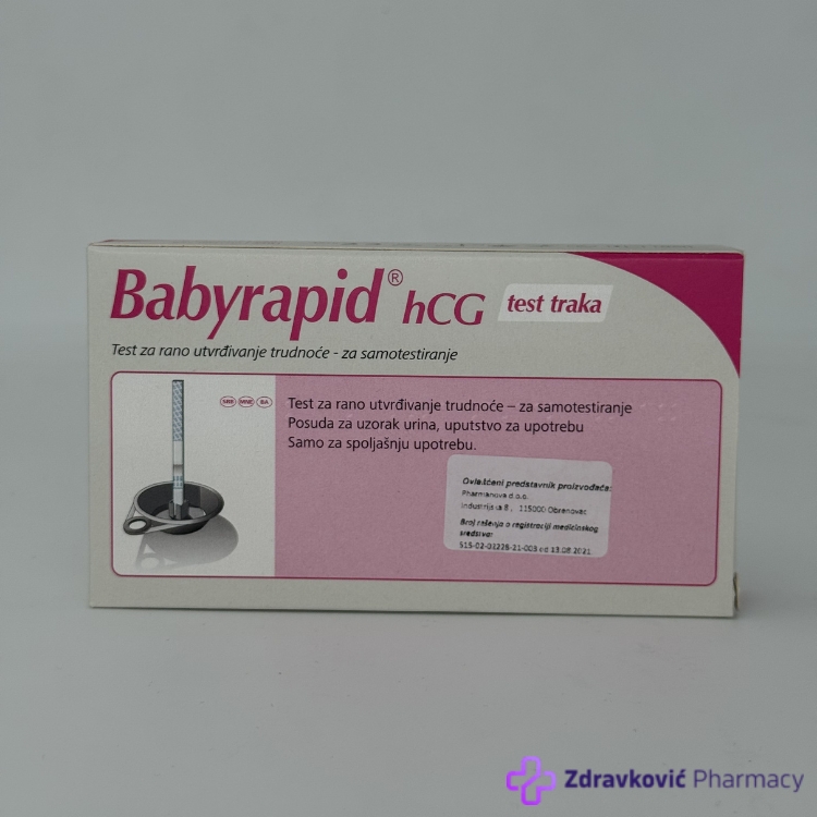 Babyrapid Test za trudnoću hCG, traka