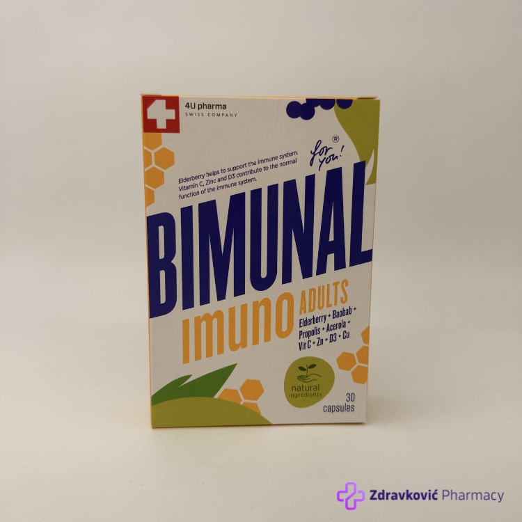 Bimunal Imuno Adults, 30 kapsula