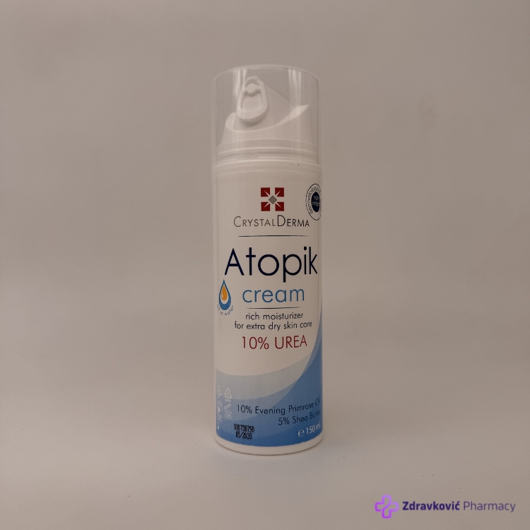 CRYSTAL DERMA ATOPIK KREMA SA 10%UREE 150ml