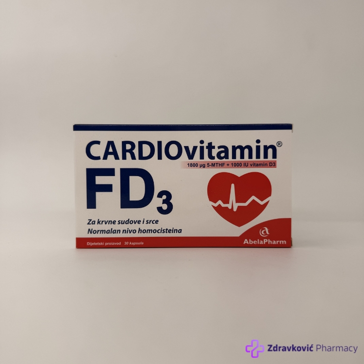 CARDIOVITAMIN FD3 30 kapsula