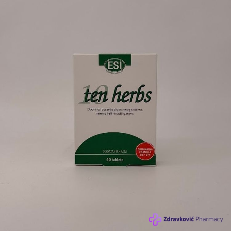 ESI TEN HERBS 40 tableta