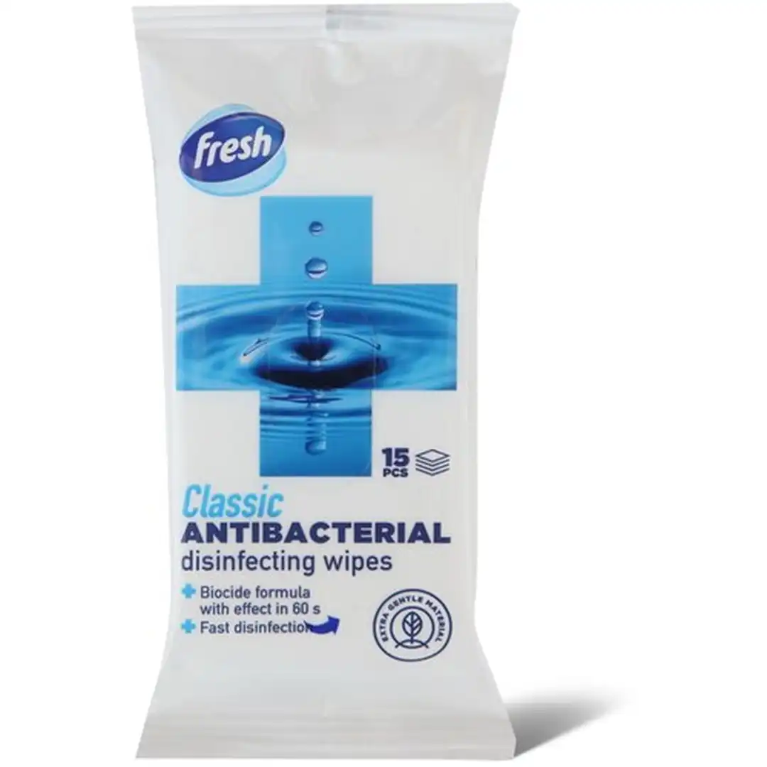 Fresh Ultra antibakterijske vlažne maramice 15komada