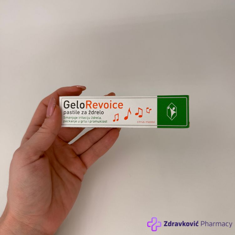 GeloRevoice, Citrus-Mentol – 20 Pastila