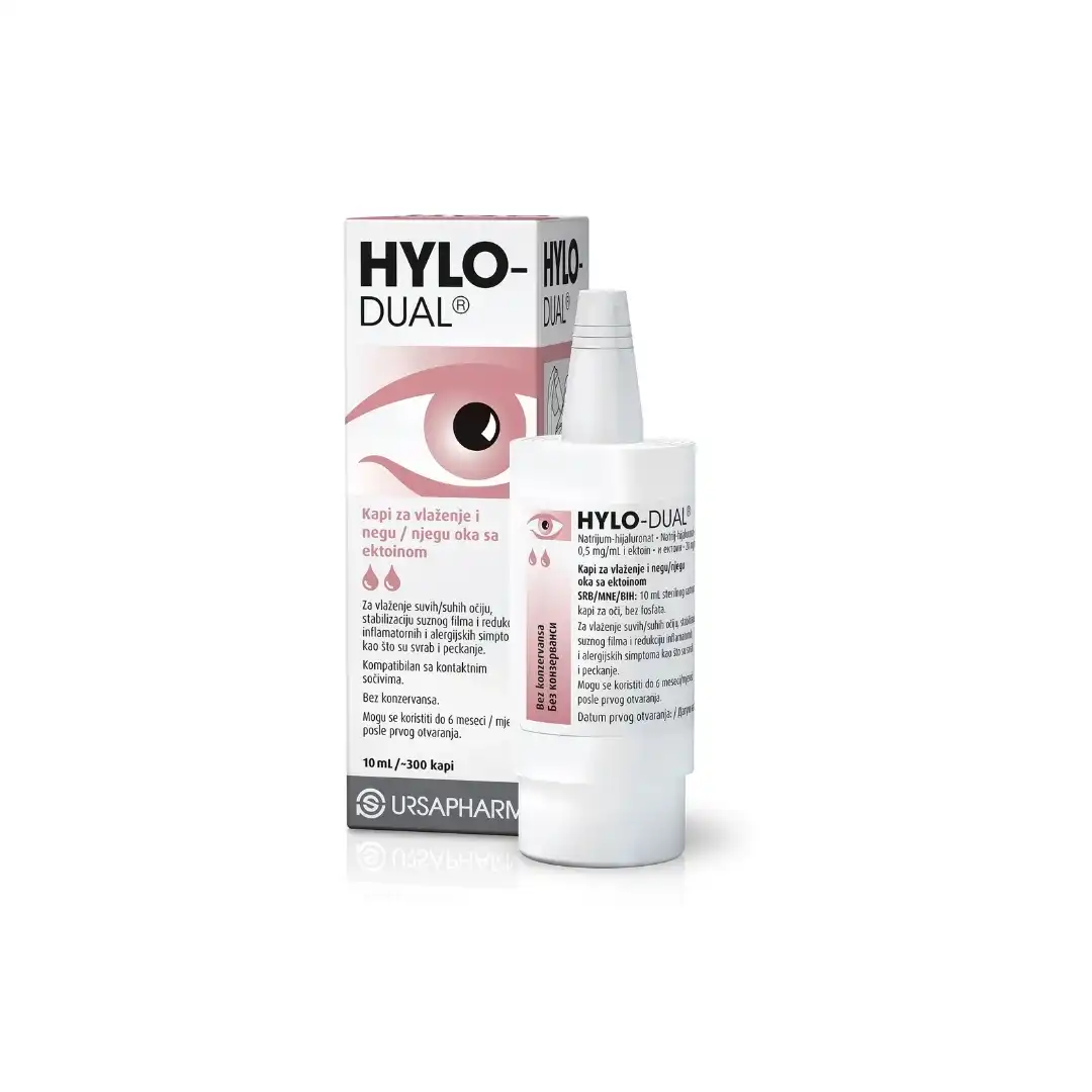 Hylo-Dual Kapi za oči, 10 ml