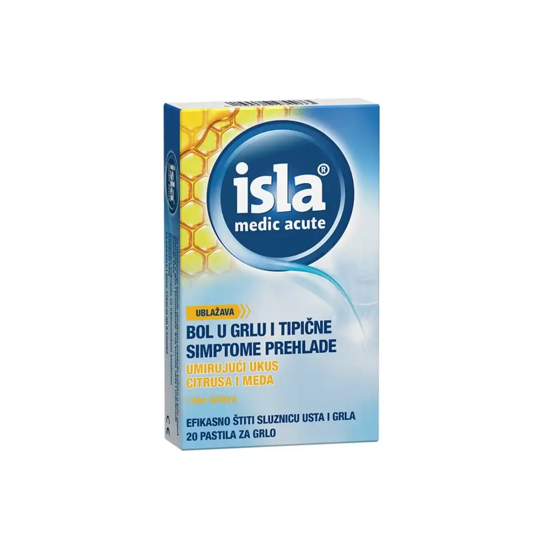 Isla Medic Acut Citrus + Med pastile 20 kom