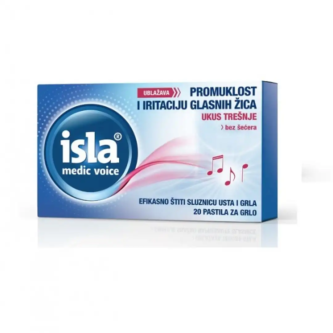 Isla Medic Voice + Trešnja pastile 20 kom