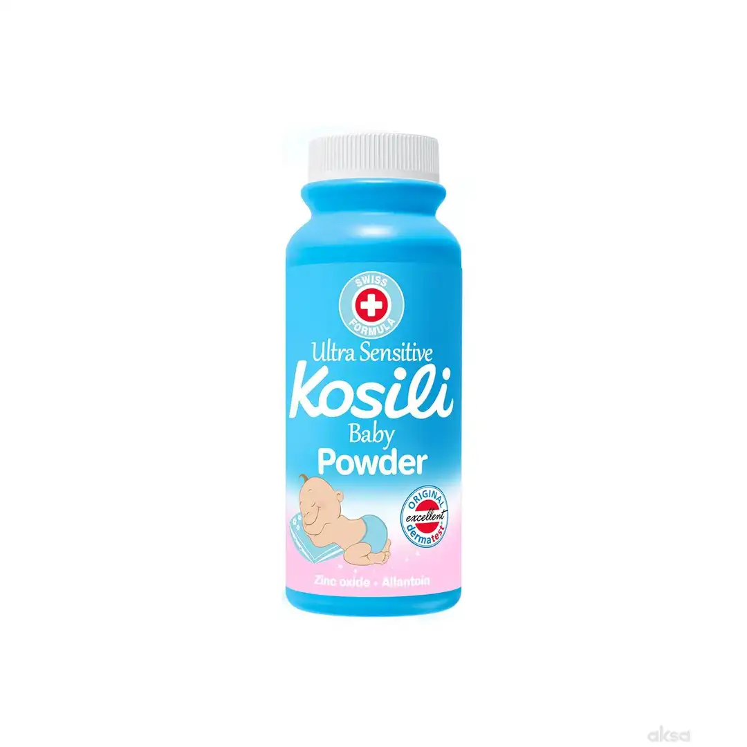 Kosili Ultra Sensitive Baby puder – plavi, 100 g