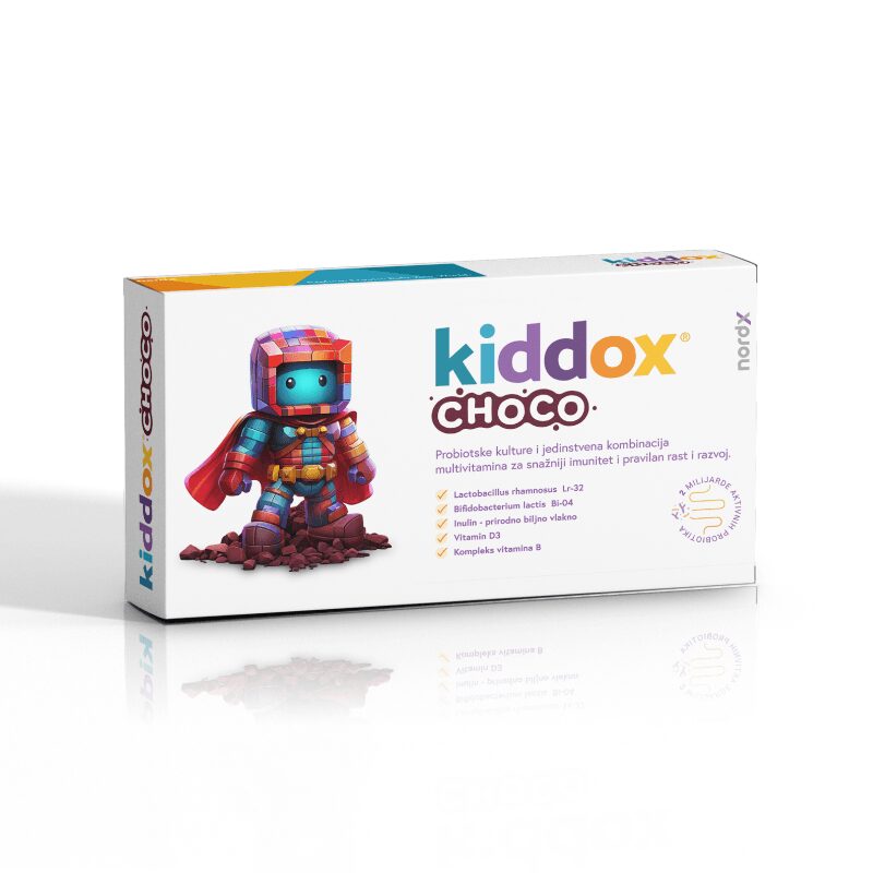Kiddox Choco probiotik kockice, 20 komada