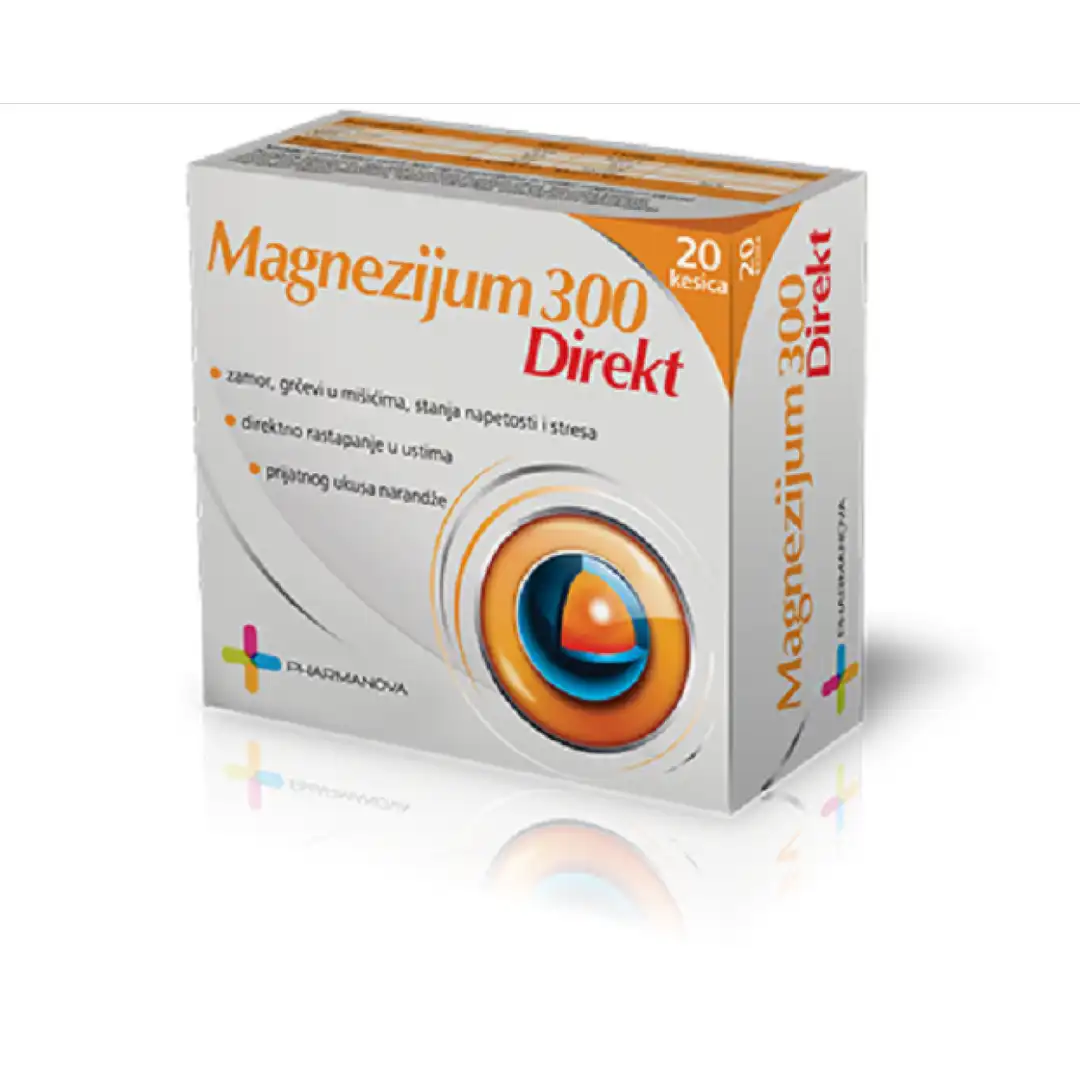 PHARMANOVA Magnezijum 300 Direkt 20 kesica
