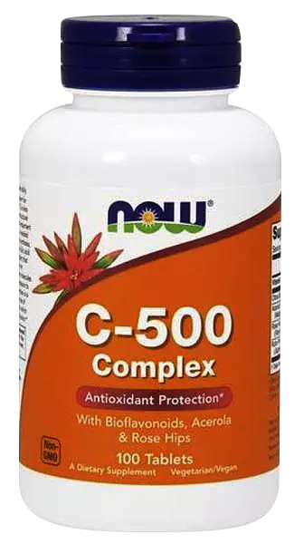 NOW vitamin C-500 100 tableta
