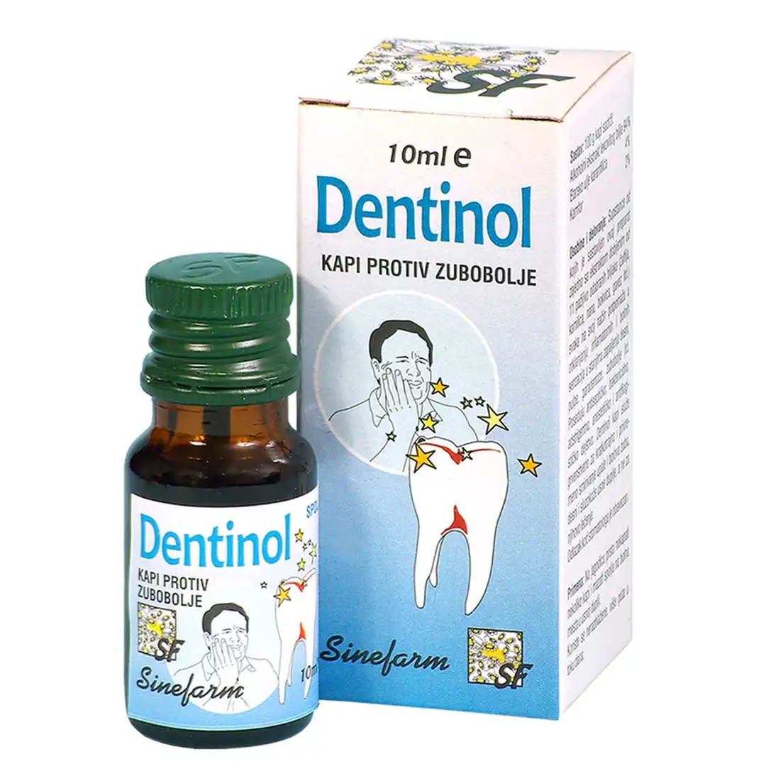 Sinefarm Kapi protiv zubobolje DENTINOL 10 ml