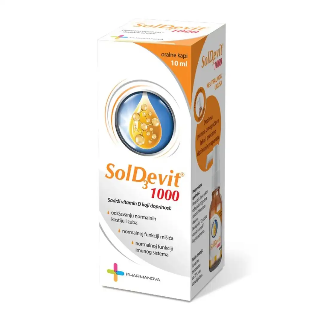 PHARMANOVA SOLDEVIT D3 1000 kapi 10ml