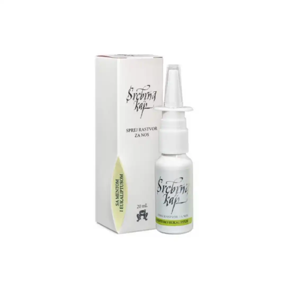 Srebrna kap sprej za nos sa Mentom i eukaliptusom 20 ml