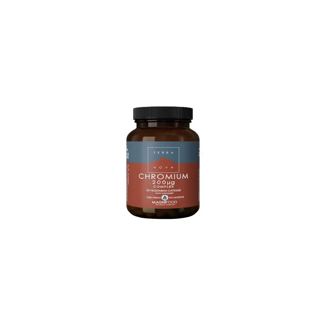 Terranova Chromium Complex 200mcg, 50 kapsula