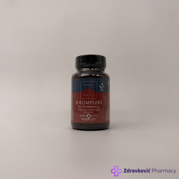 Terranova B-Complex + vitamin C 50 kapsula