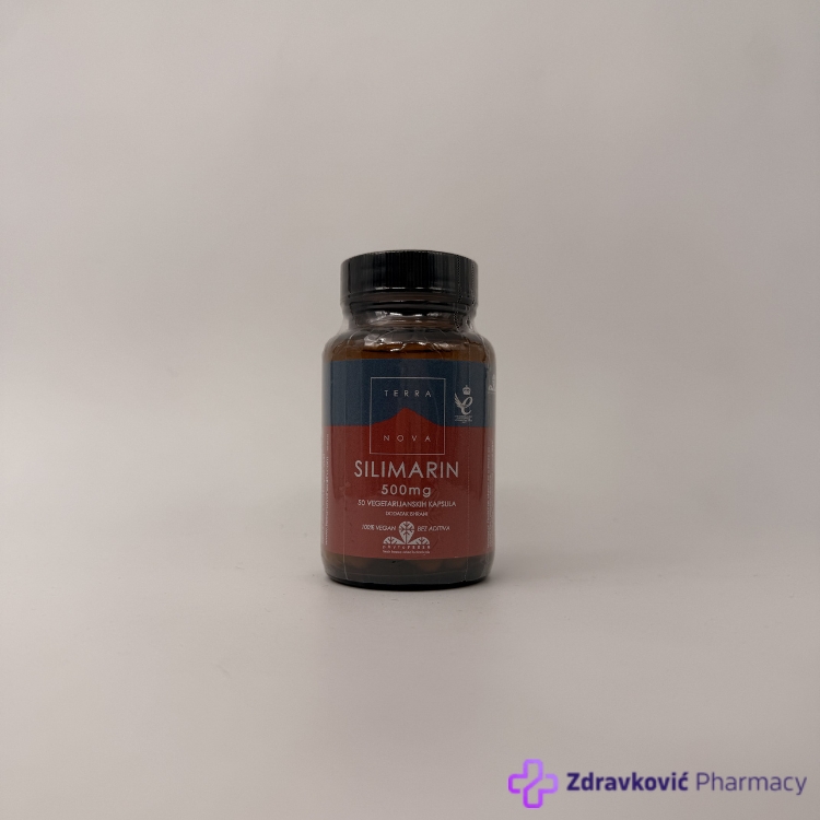 Terranova Silimarin 500 mg, 50 kapsula