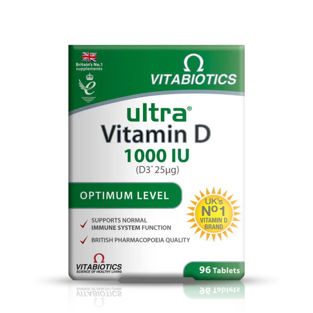 VITABIOTICS Ultra vitamin D 1000IU 96 tableta