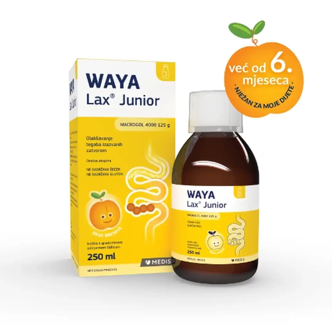 Waya Lax Junior Oralni rastvor, 250 ml