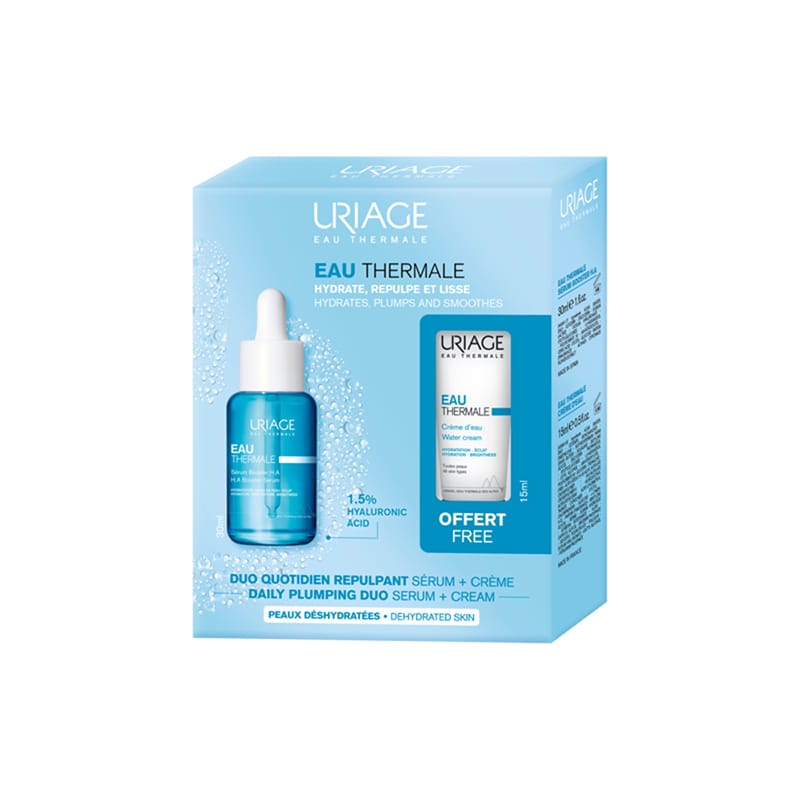 Uriage HA Booster serum 30ml+Eau Water krema 15ml POKLON