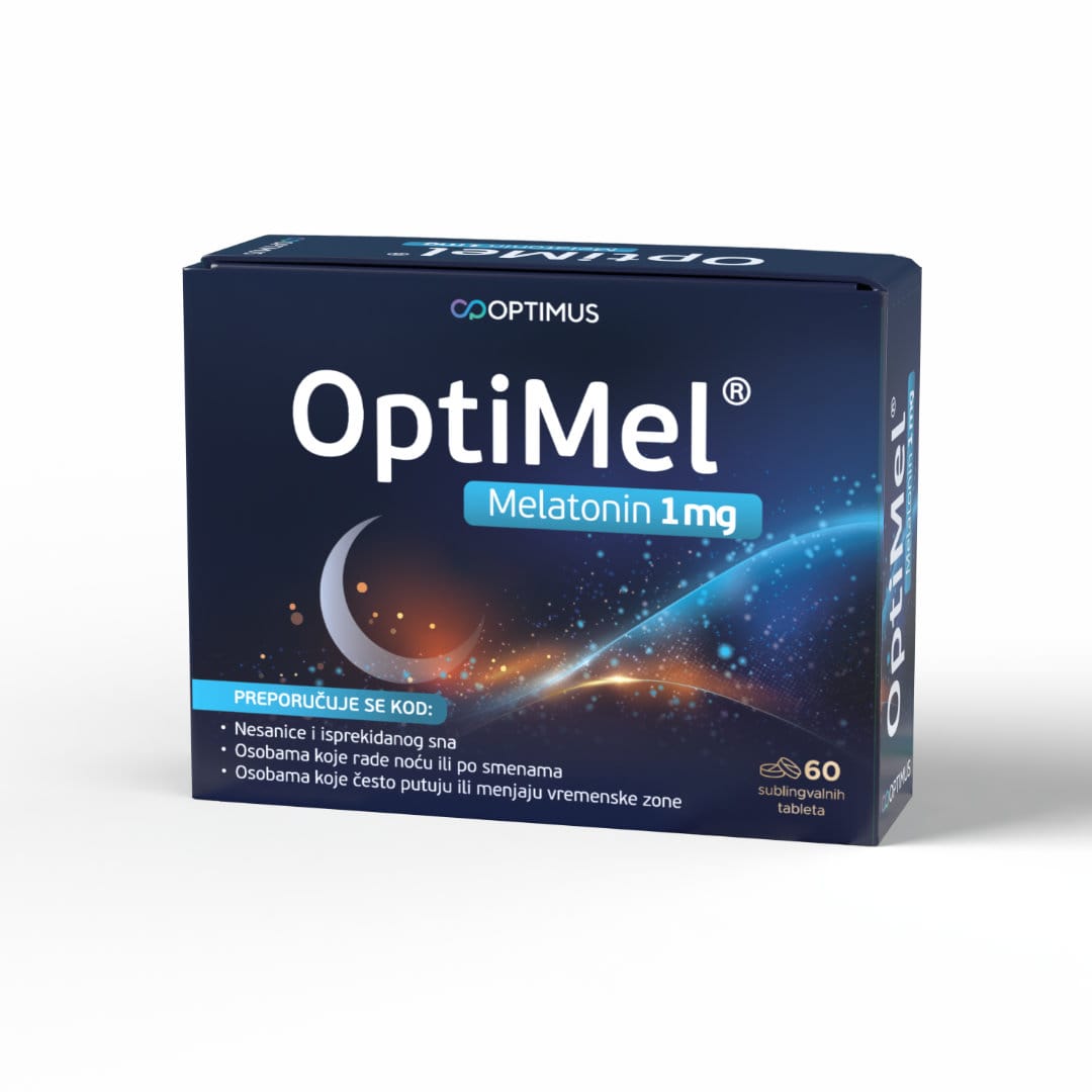 Optimel Melatonin 1mg, 60 tableta