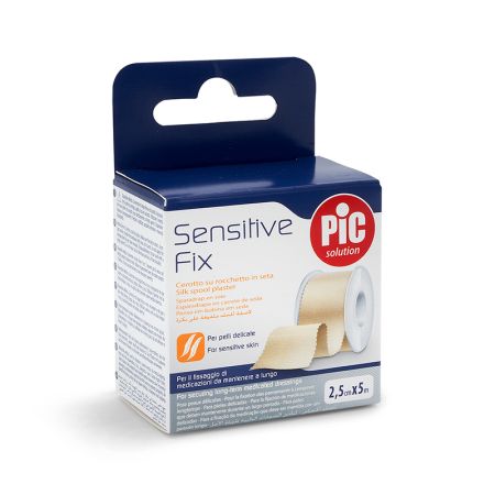PiC Sensitive Fix flaster svila 5m x 2,5cm