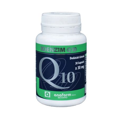 Anafarm koenzim Q10 30mg 30 kapsula