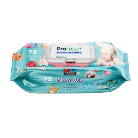 Profresh vlažne maramice Green 72 kom