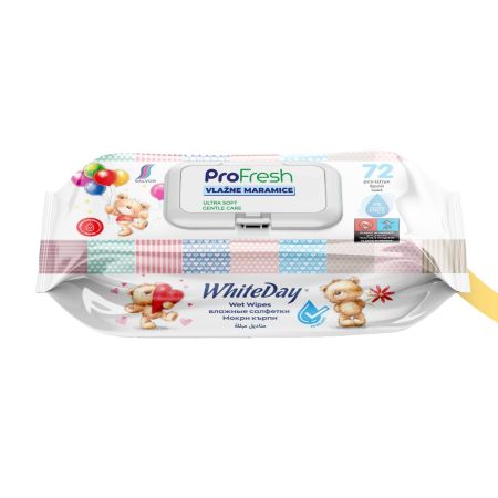 Profresh vlažne maramice White 72 kom
