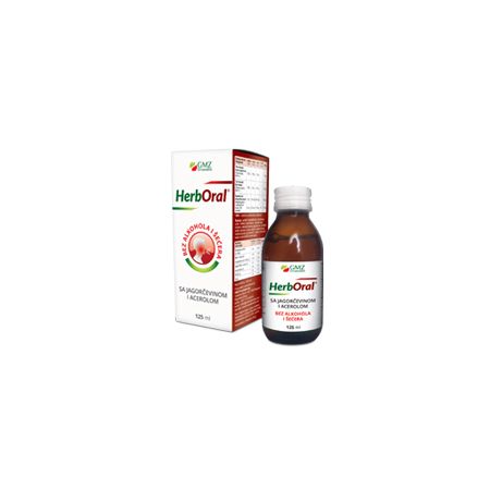 HerbOral sirup sa jagorčevinom i acerolom bez alkohola i šećera 125ml