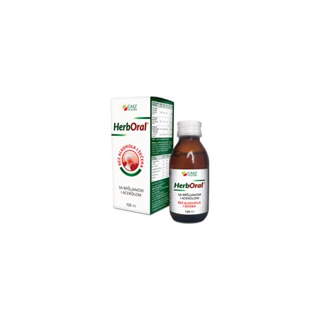 HerbOral sirup sa bršljanom i acerolom bez alkohola i šećera 125ml