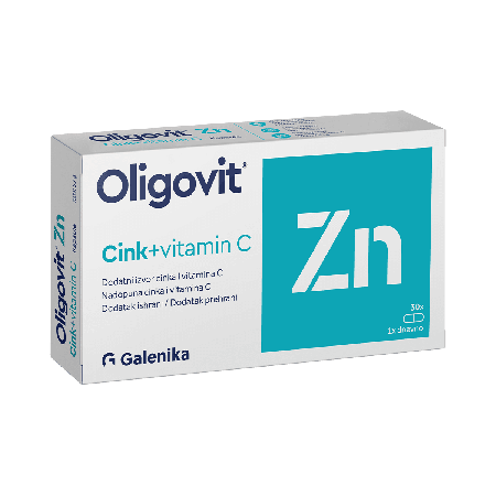 Oligovit Zn + vitamin C 30 kapsula