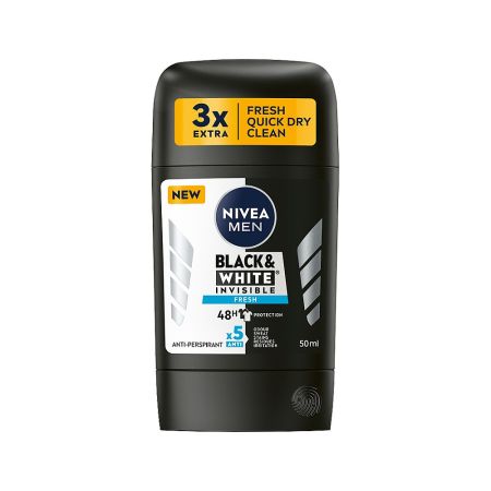 Nivea Men Black & White Invisible Fresh stik 50ml