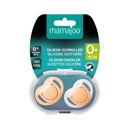 Mamajoo duo ortodontska silikonska varalica 0+ sa kutijom