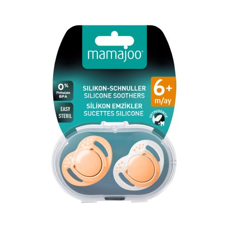 Mamajoo duo ortodontska silikonska varalica 6+ sa kutijom