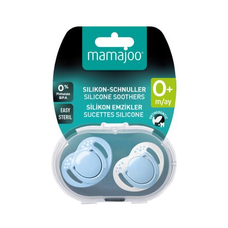 Mamajoo duo varalica plava ortodontska 0+ sa kutijom