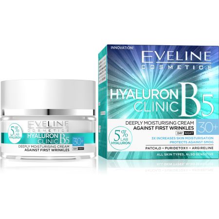 Eveline Hyaluron Clinic dnevna i noćna krema za lice 30+ 50ml