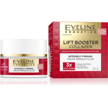 Eveline Lift Booster Collagen krema 50+ 50ml