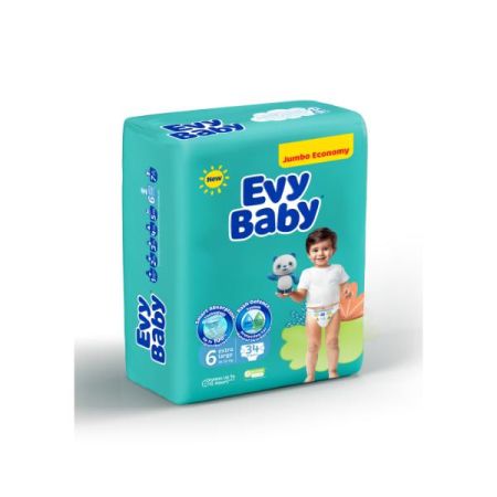 Evy Baby pelene Jumbo 6 XL 34 komada