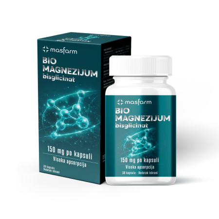 Bio magnezijum bisglicinat 30 kapsula