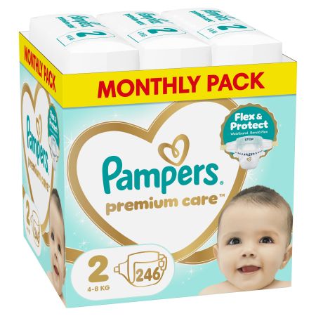 Pampers Premium Care Monthly Pack 2 246 komada
