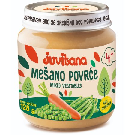Juvitana kašica mešano povrće 128g