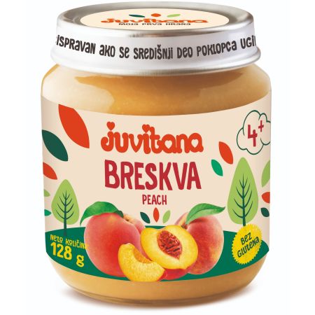 Juvitana kašica breskva 128g