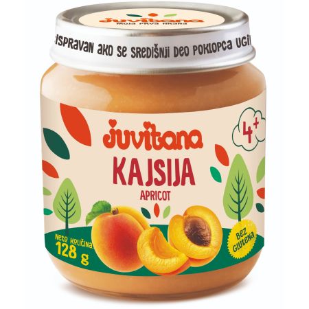 Juvitana kašica kajsija 128g