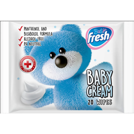 Fresh Baby vlažne maramice Cream 20 komada