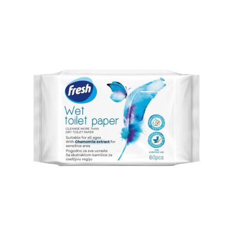 Fresh vlažni toalet papir 60 komada