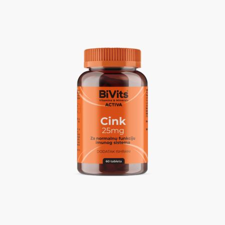 Bivits Activa Cink 25mg tablete 60 kom