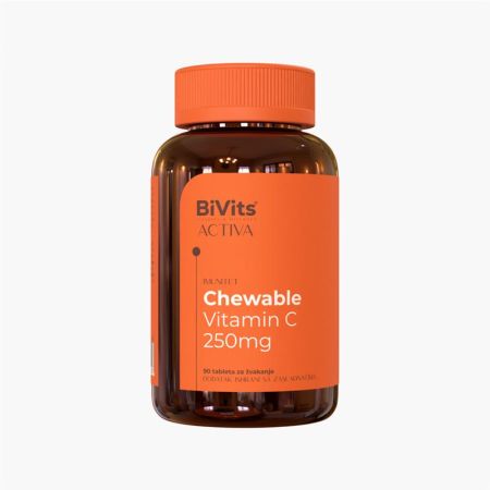 Bivits Chewable Vitamin C 250mg 60 tableta